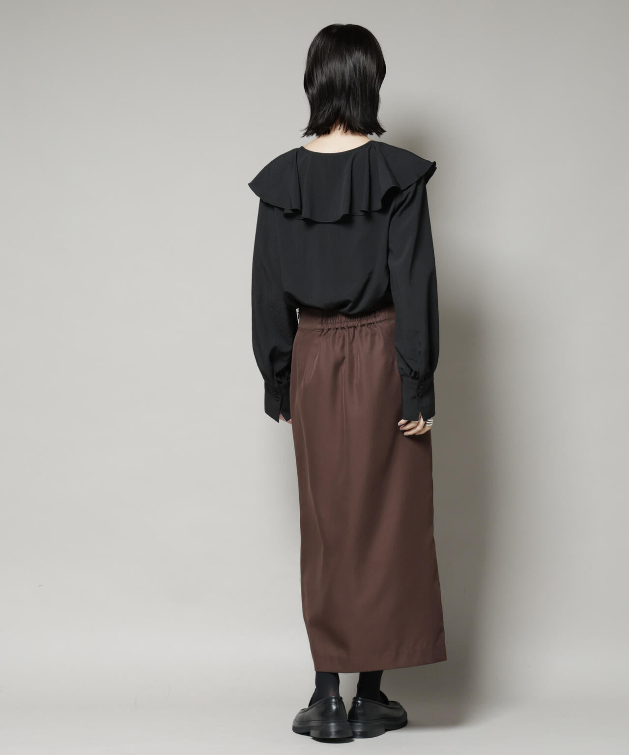 【撥水加工】ラップ風スカート