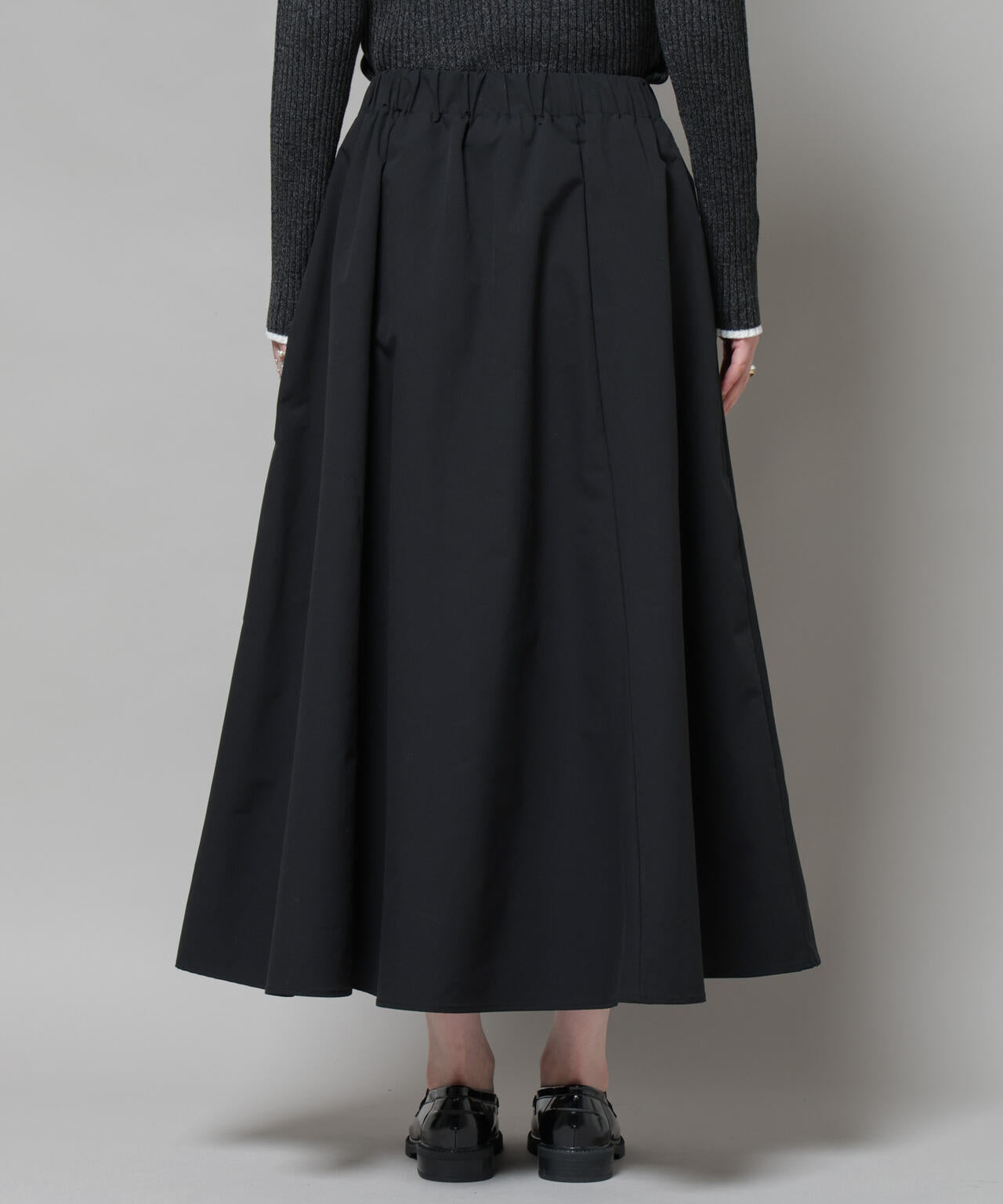 【撥水加工】ギャザーボリュームスカート