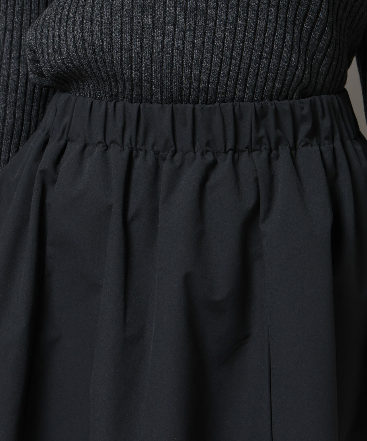 【撥水加工】ギャザーボリュームスカート