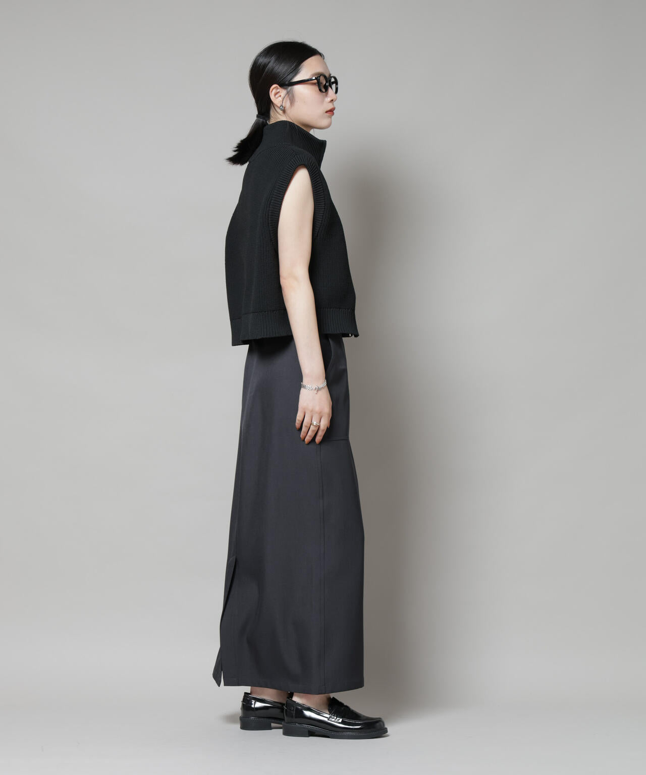 ポケットディティールナロースカート(セットアップ可)