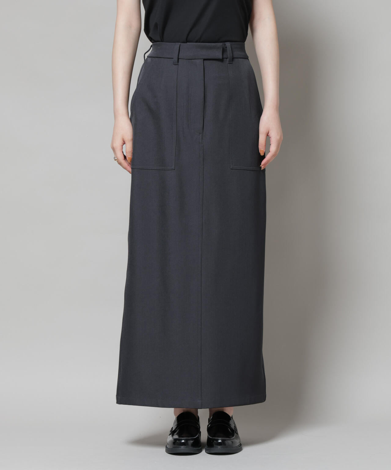 ポケットディティールナロースカート(セットアップ可)