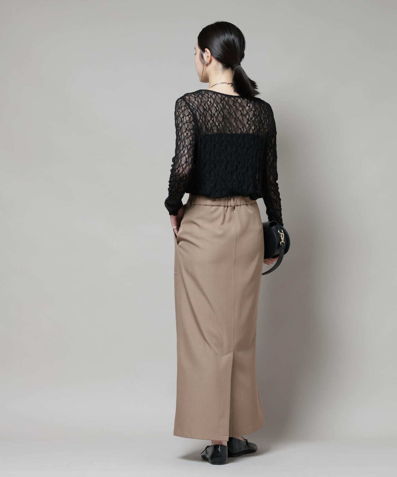 ポケットディティールナロースカート(セットアップ可)