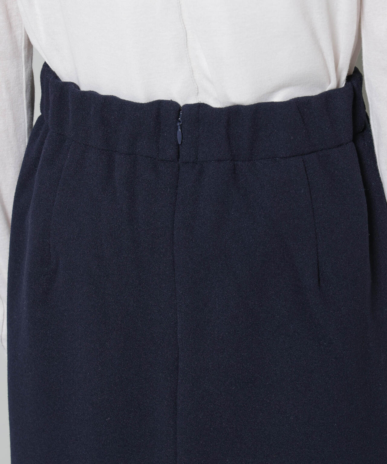 ソフトメルトンジャージーナローロングスカート(セットアップ可)