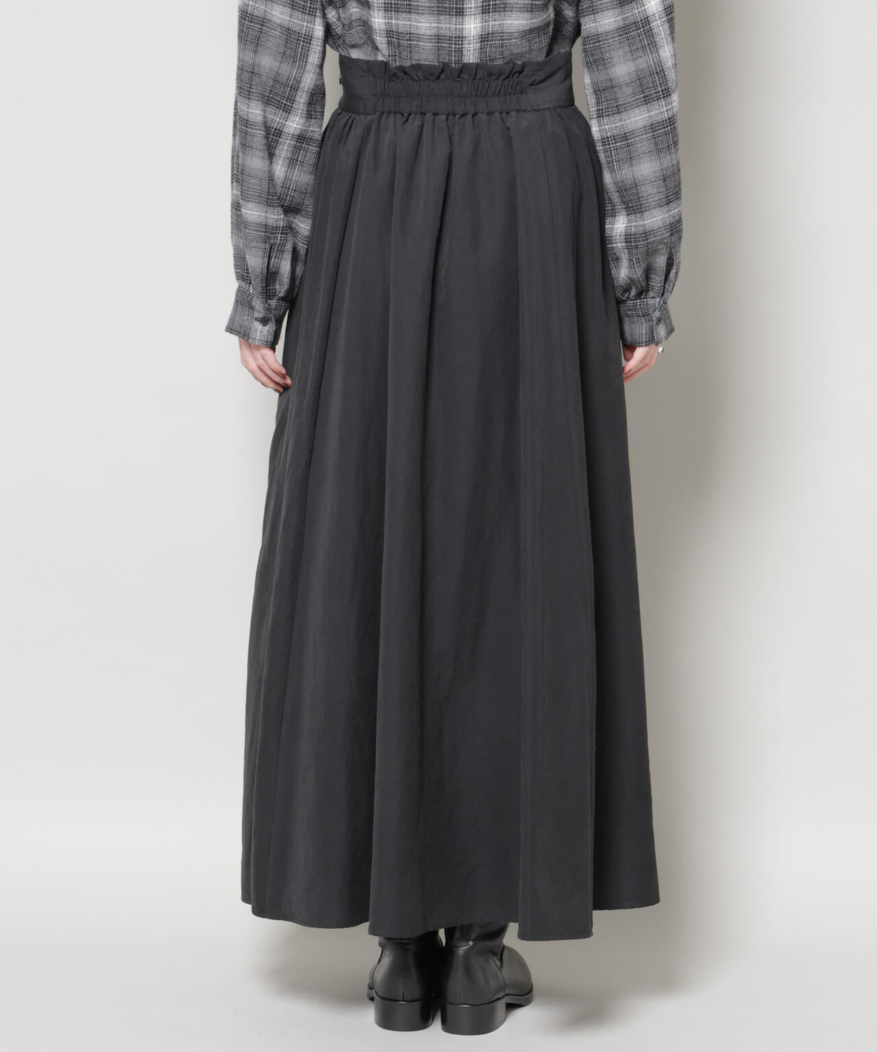 起毛ピーチギャザーボリュームスカート