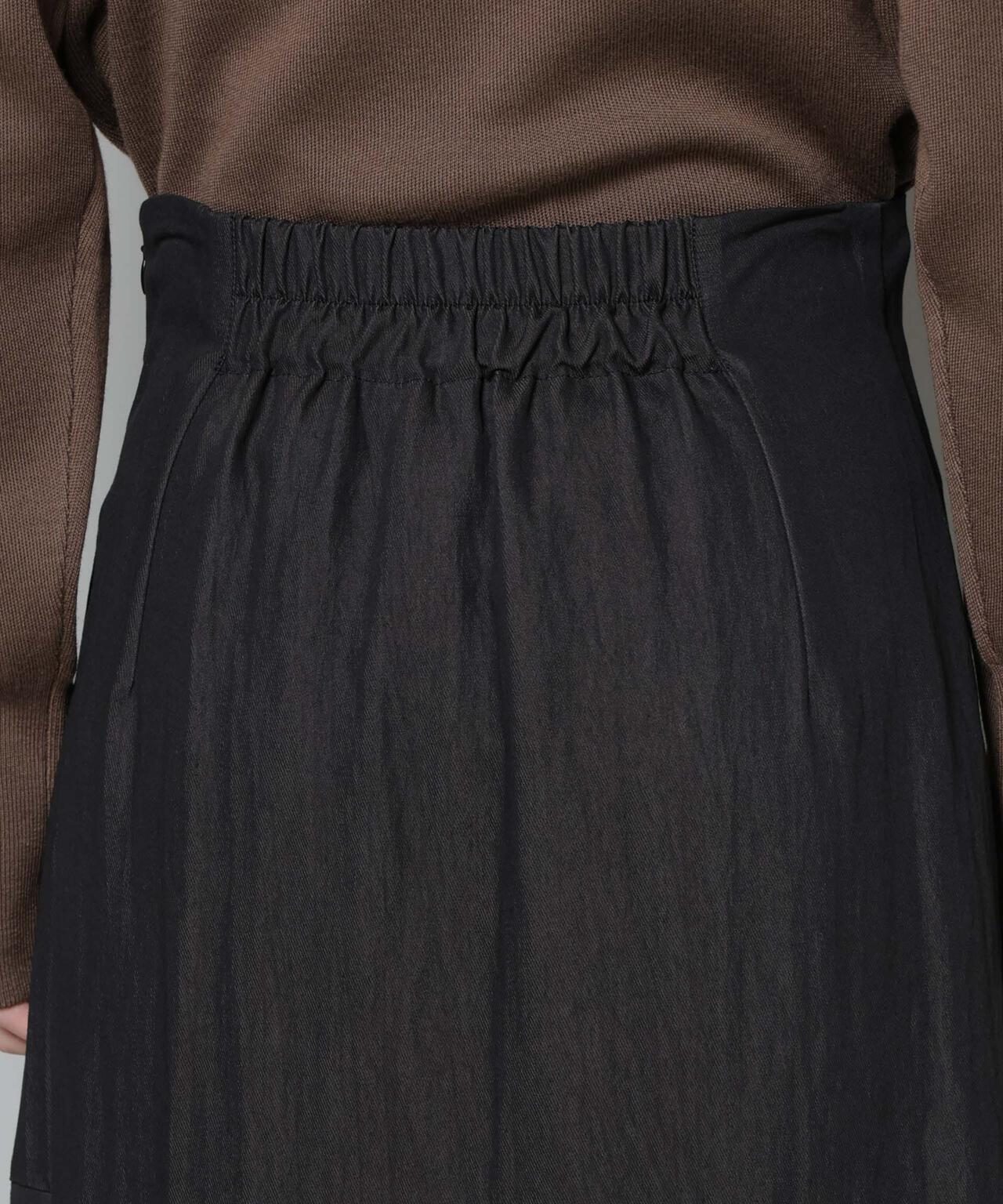 切り替え裾フレアスカート