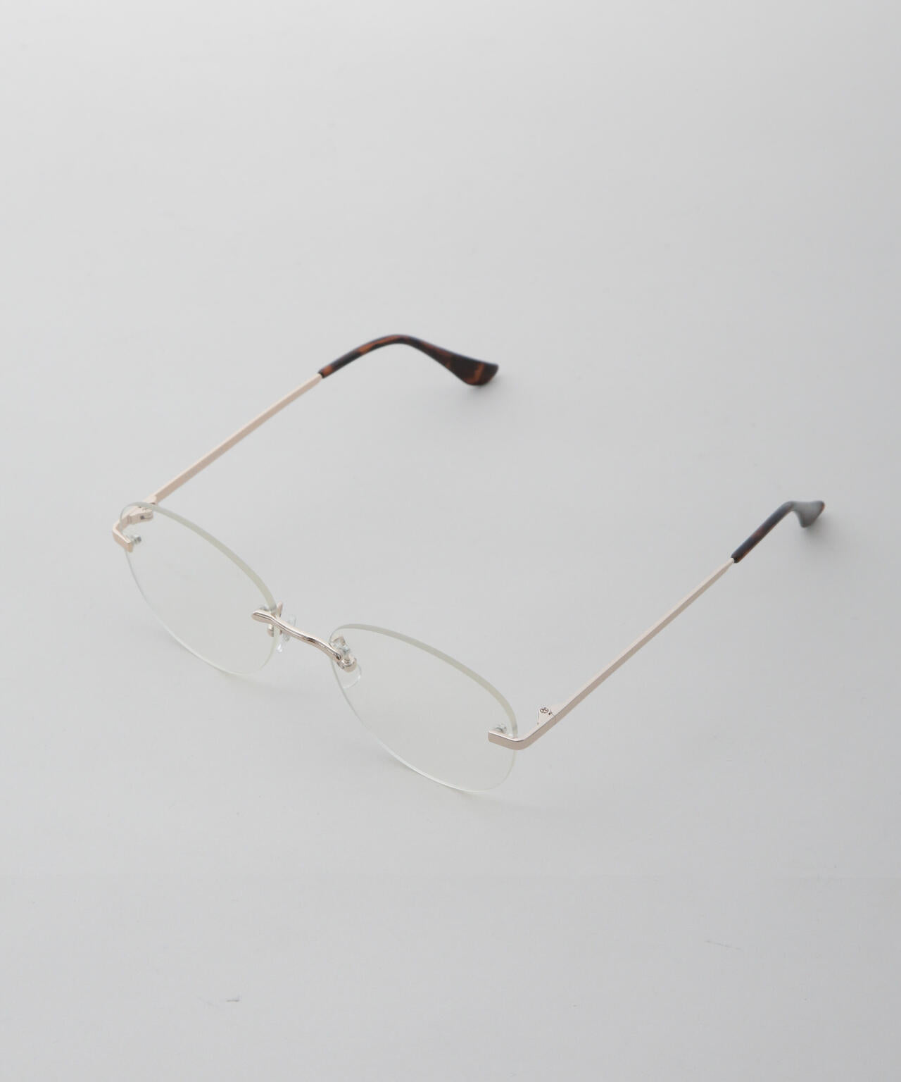 フレームレスメガネ