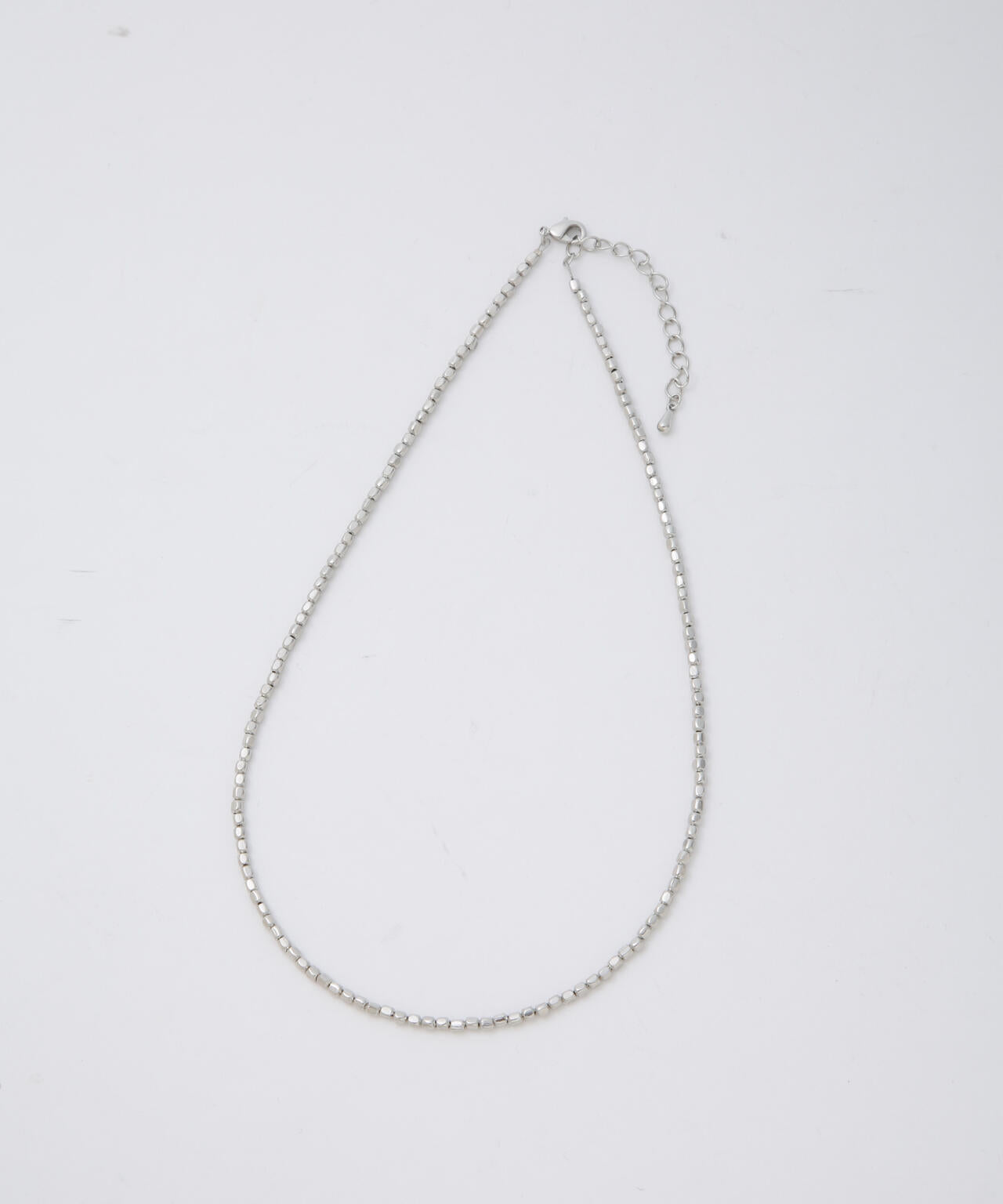 メタルビーズネックレス