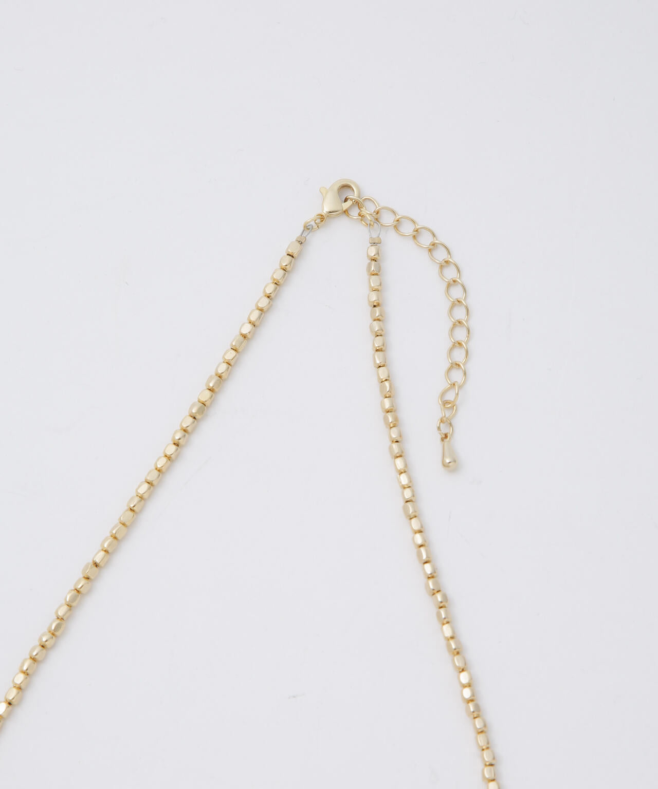 メタルビーズネックレス