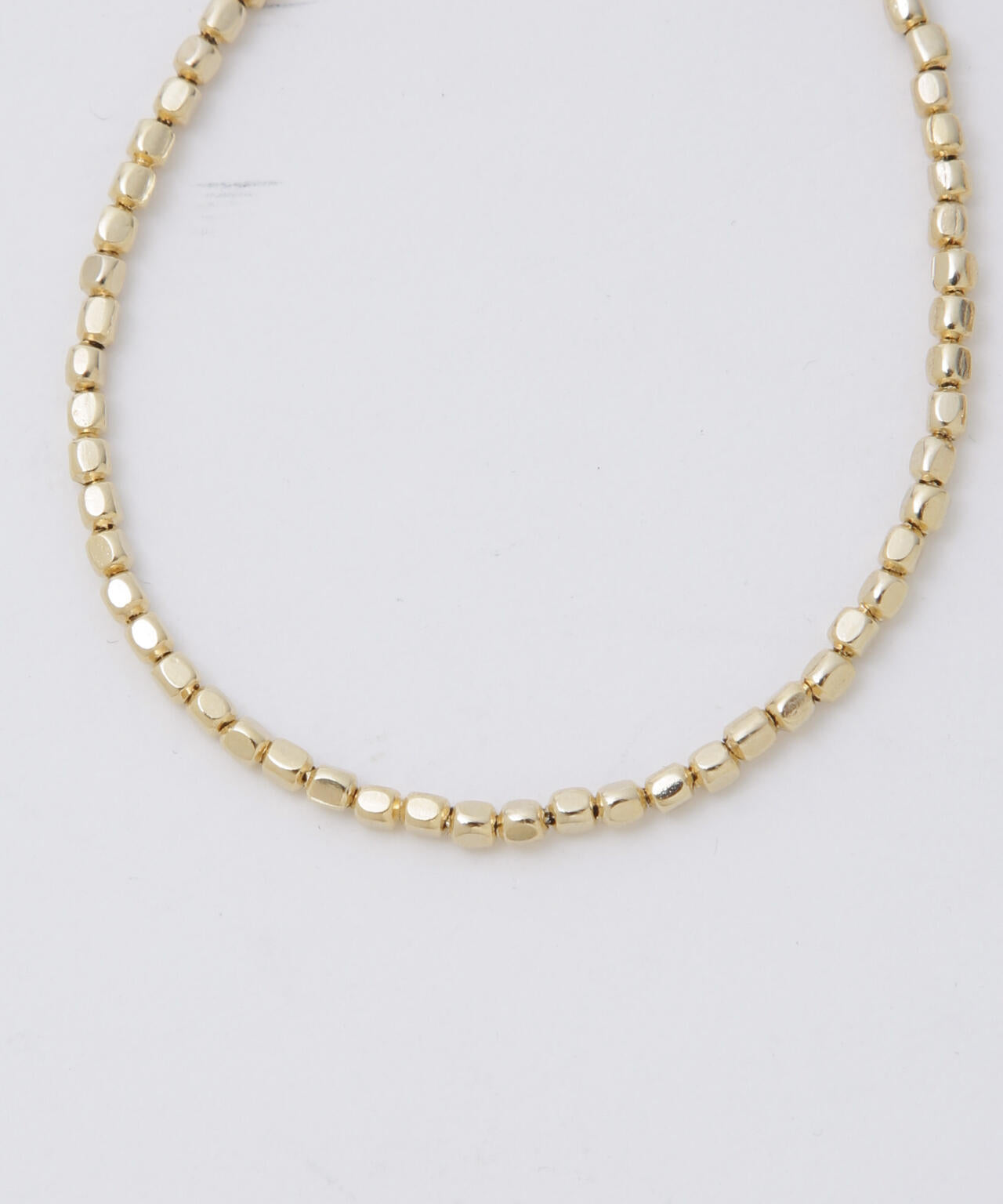 メタルビーズブレスレット