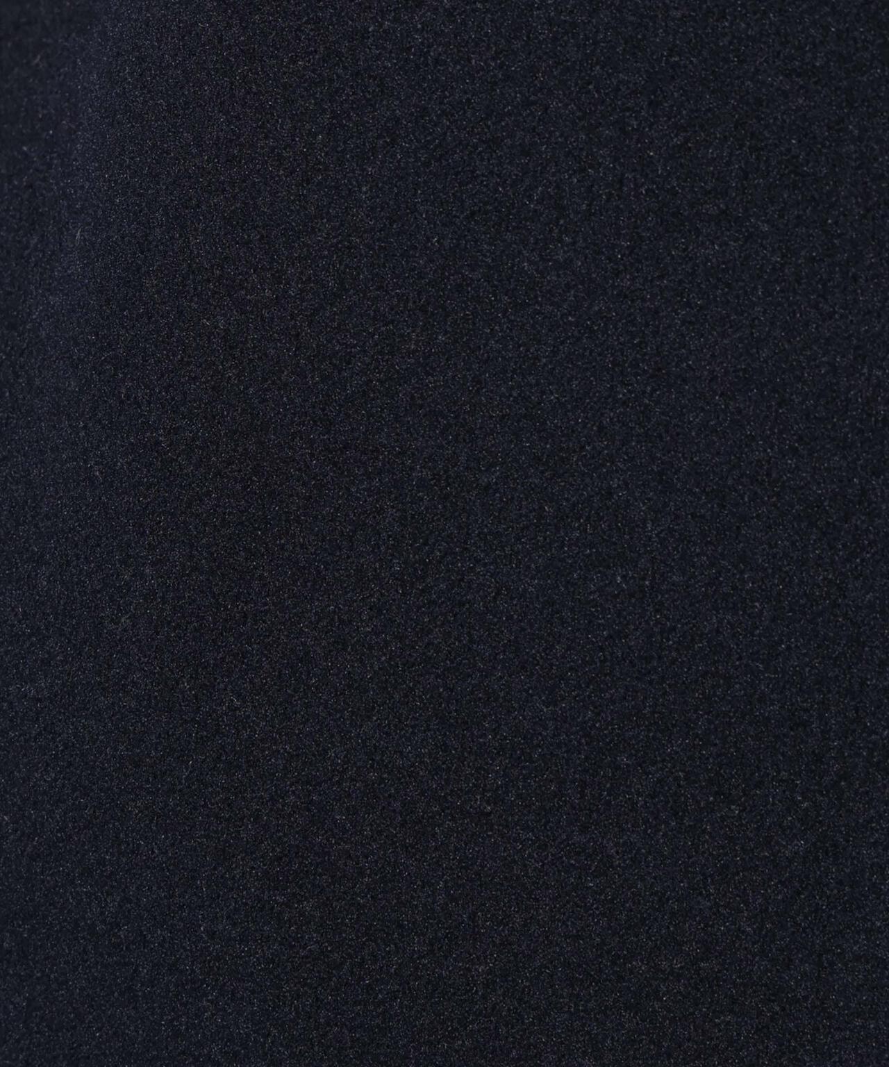 ノーカラーミドルコート