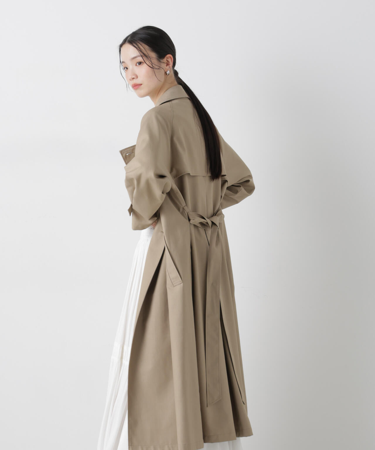 撥水&花粉ガード トレンチコート