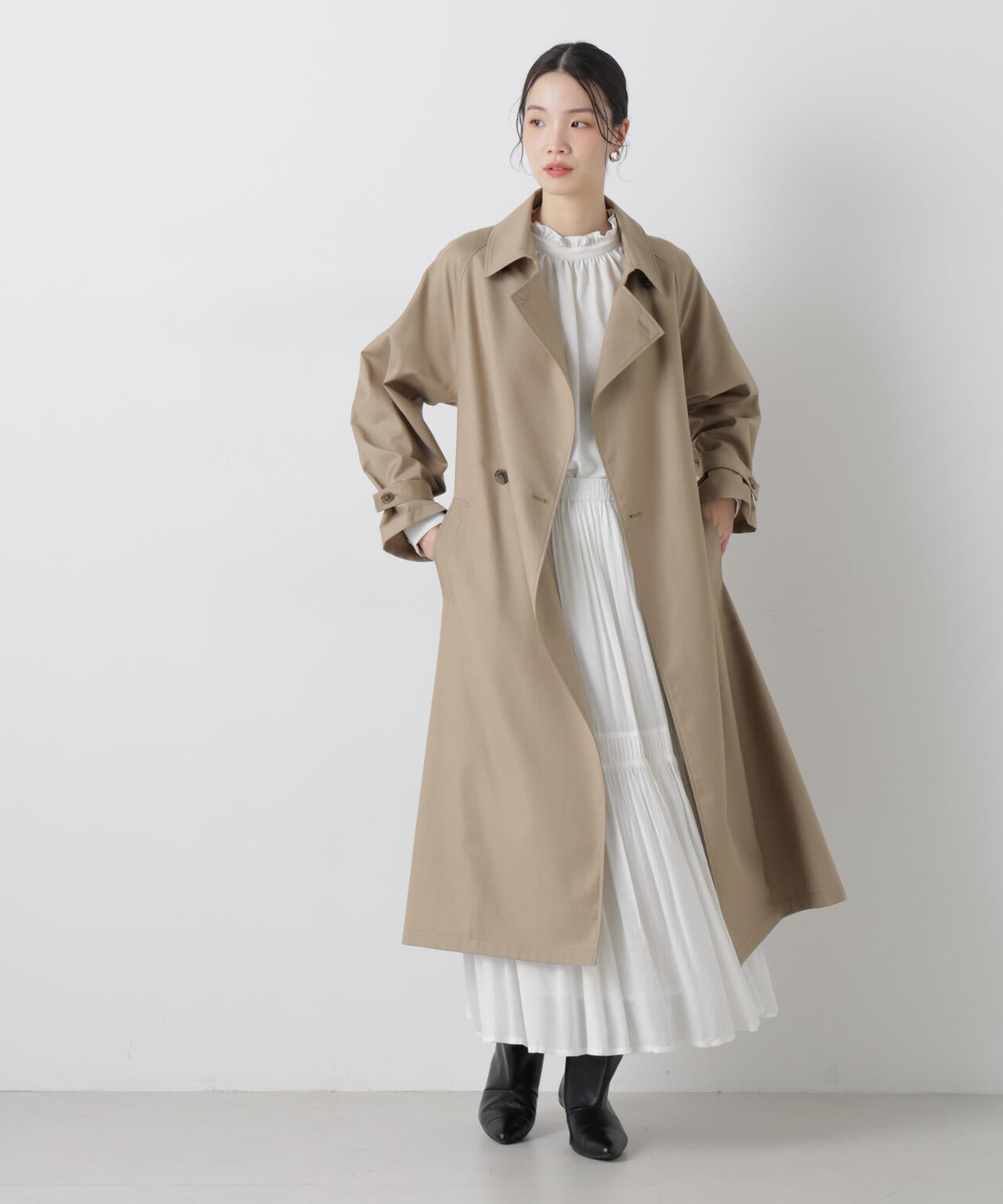 撥水&花粉ガード トレンチコート