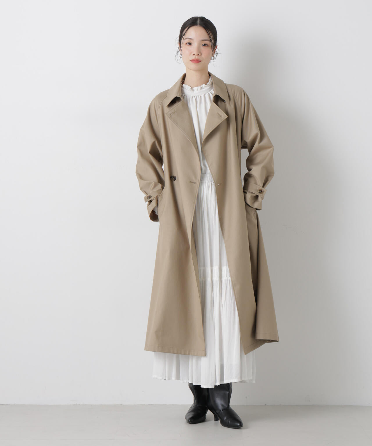撥水&花粉ガード トレンチコート
