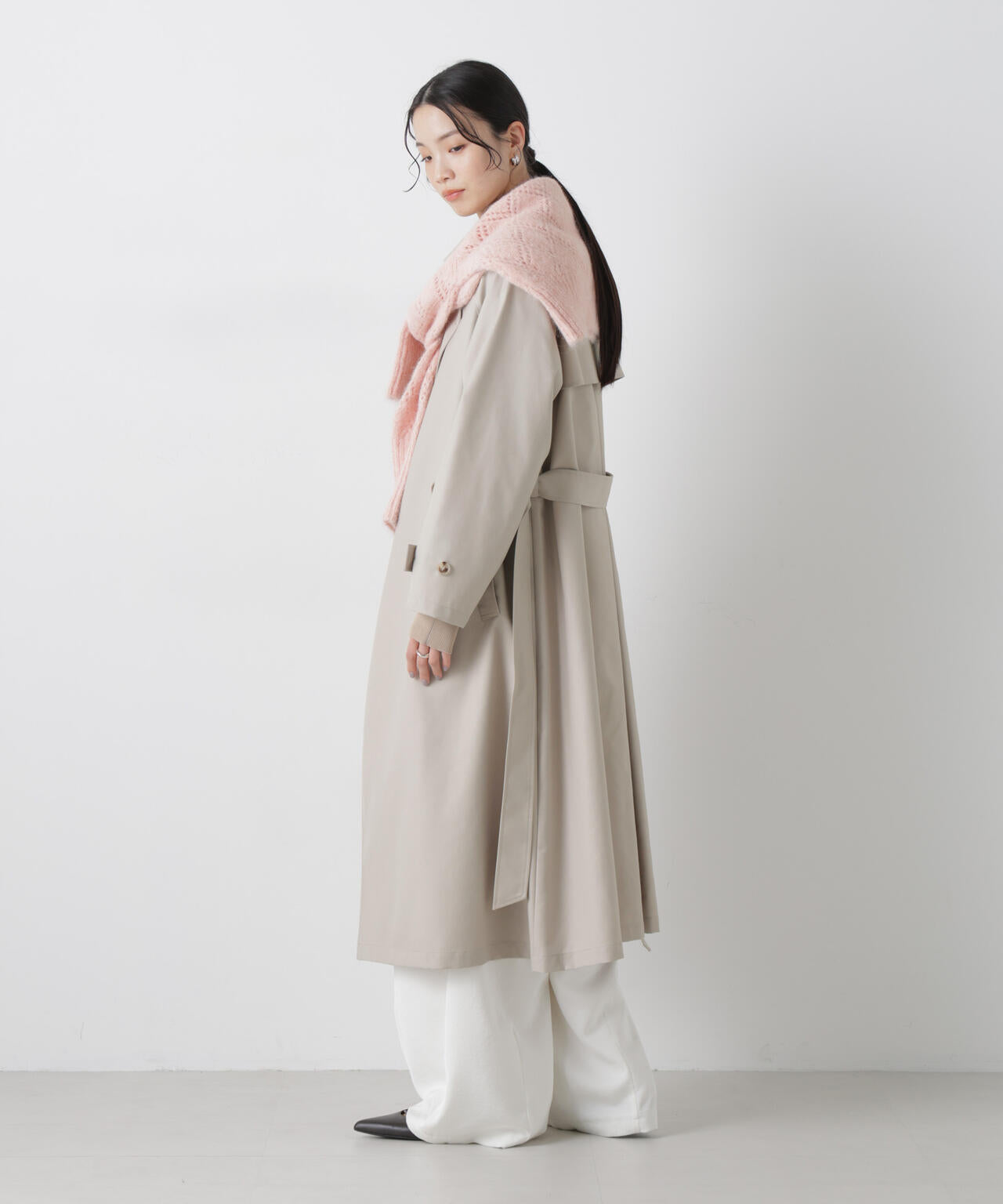 撥水&花粉ガード トレンチコート
