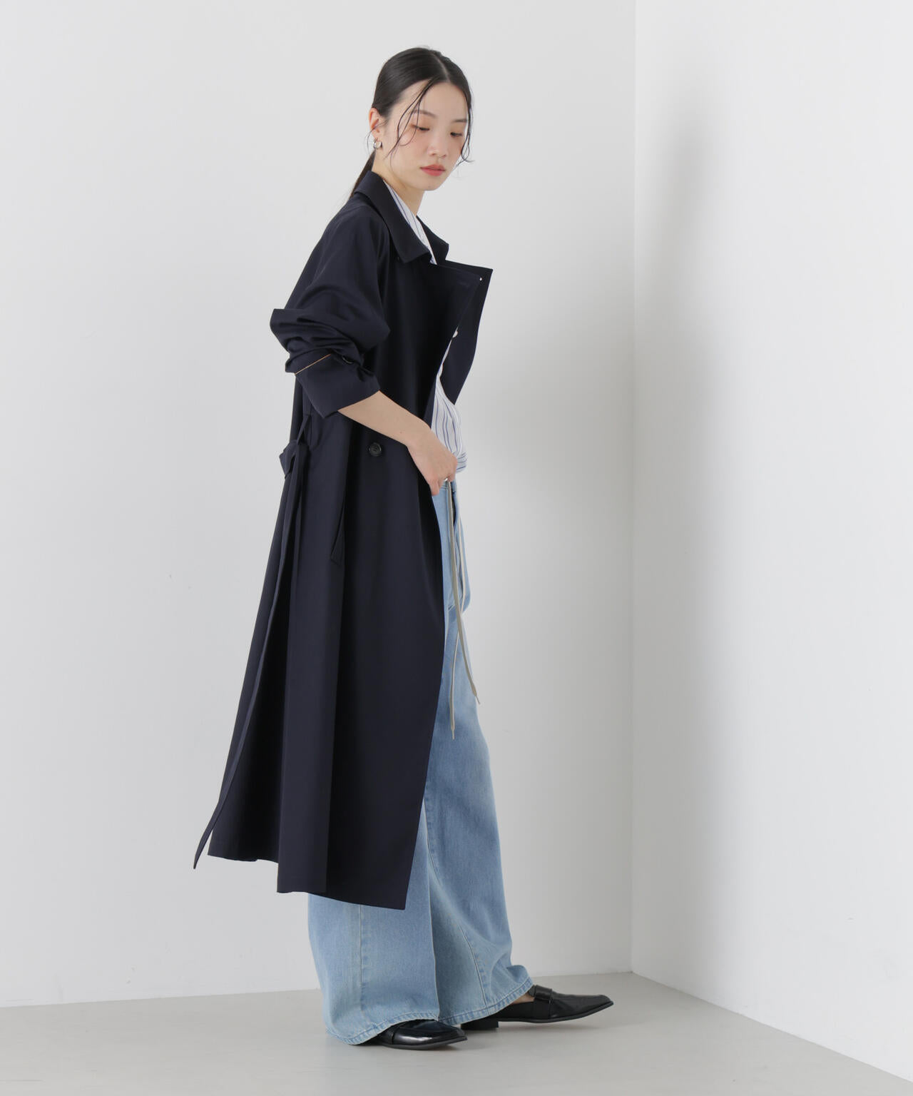 撥水&花粉ガード トレンチコート