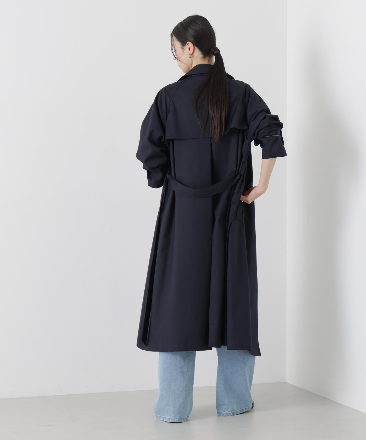 撥水&花粉ガード トレンチコート