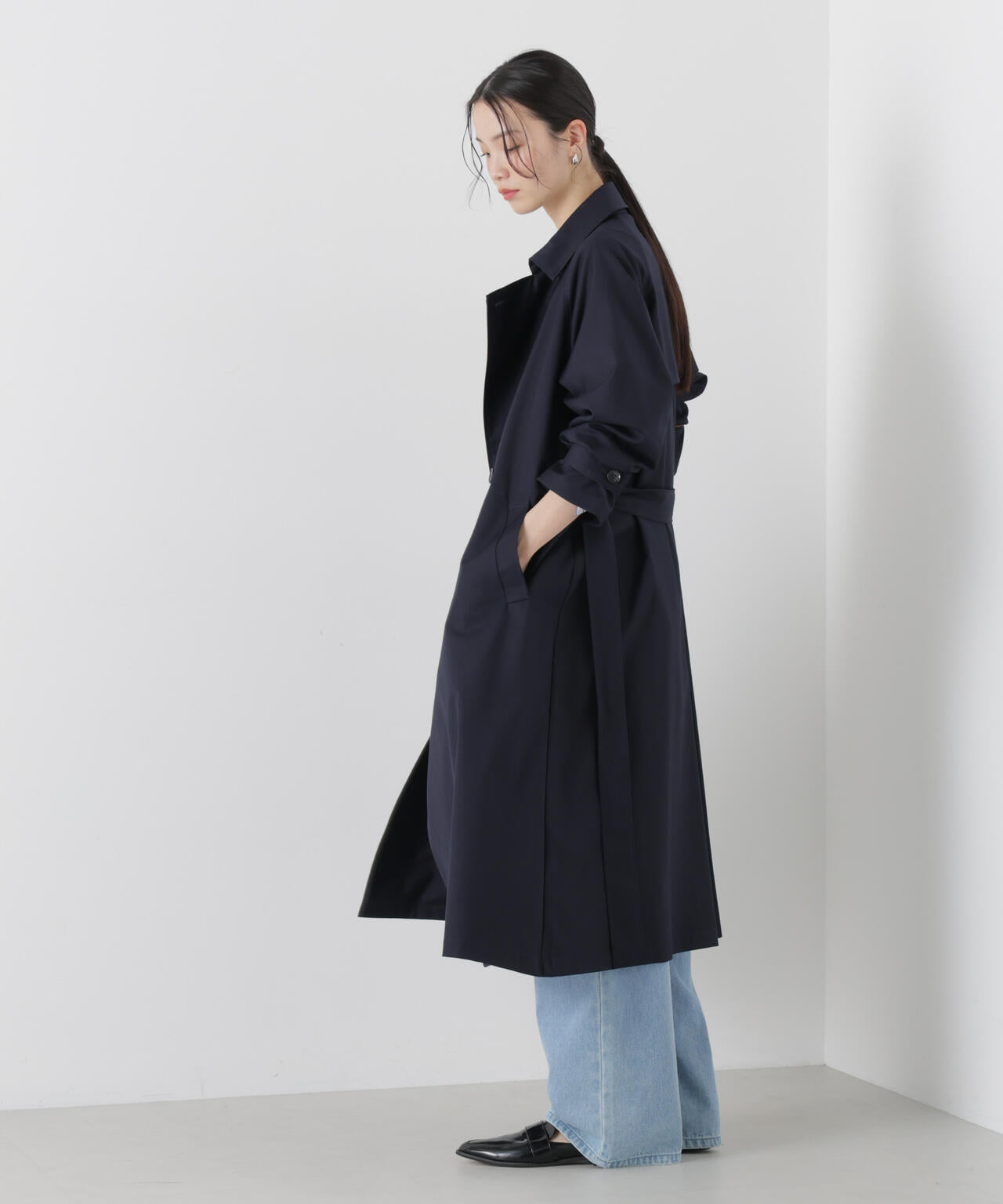撥水&花粉ガード トレンチコート