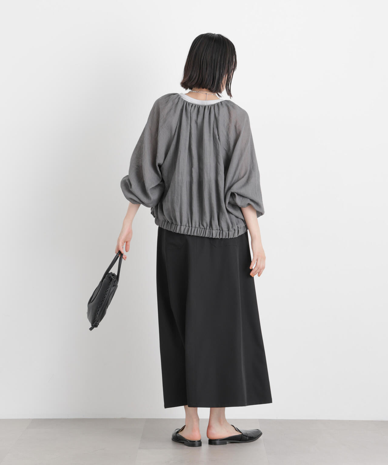 TCボイルジップアップギャザーブルゾン(セットアップ可)