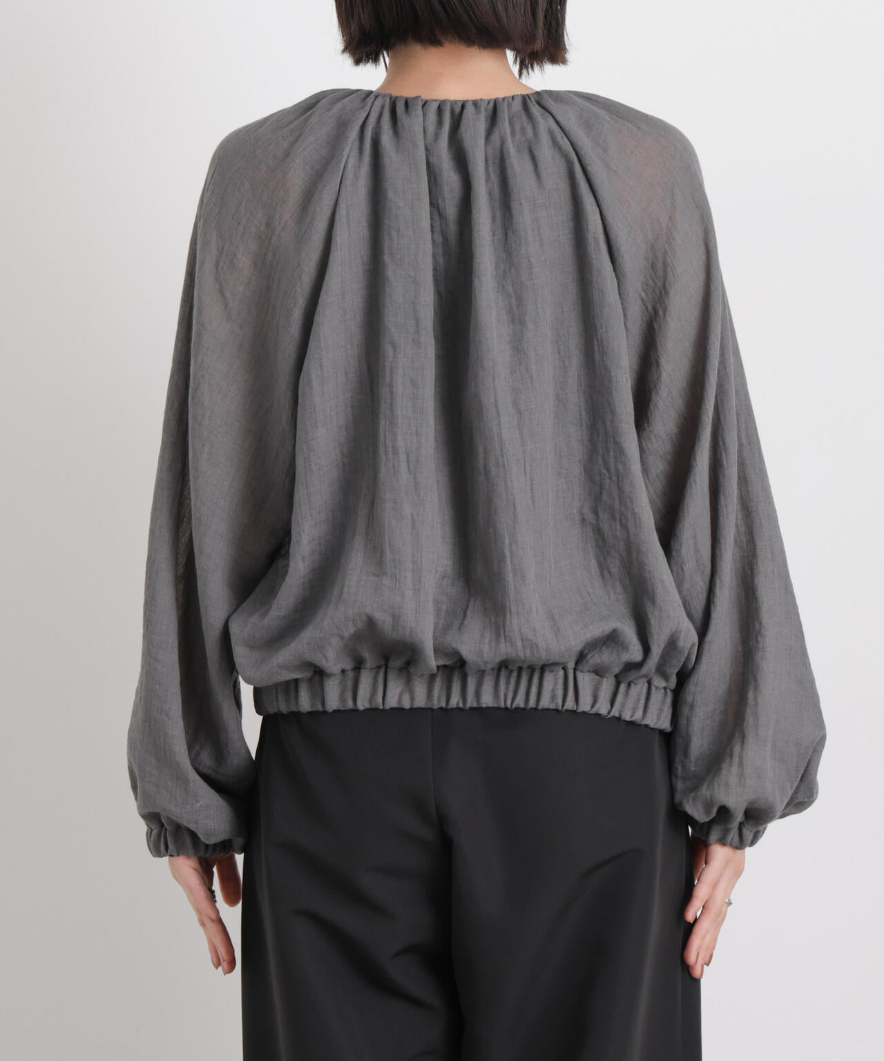 TCボイルジップアップギャザーブルゾン(セットアップ可)