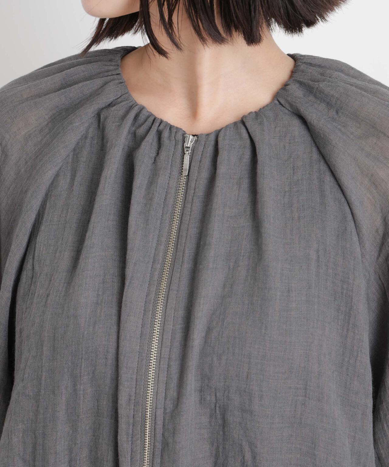 TCボイルジップアップギャザーブルゾン(セットアップ可)