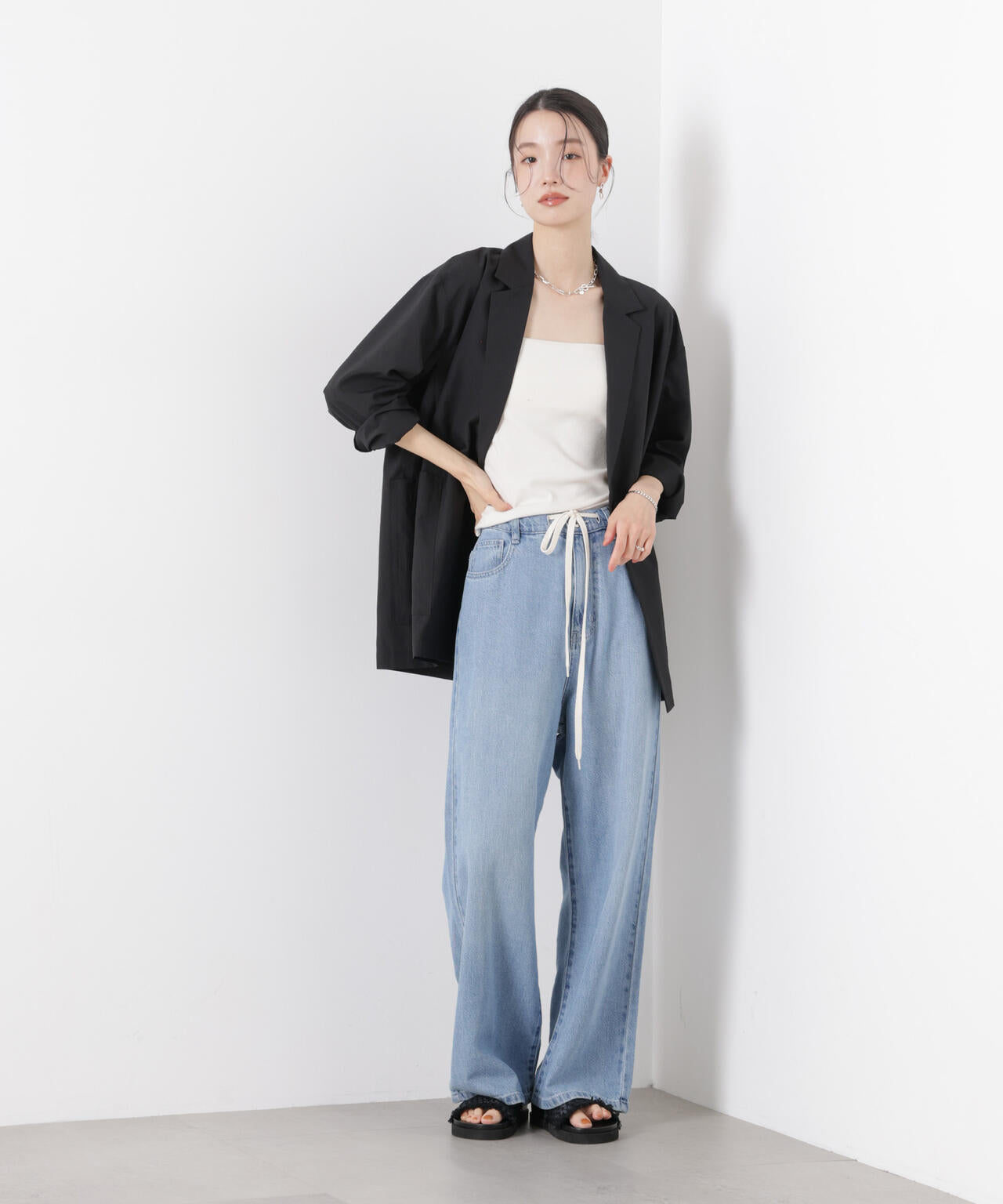 ソフトシアーシングルジャケット(セットアップ可)