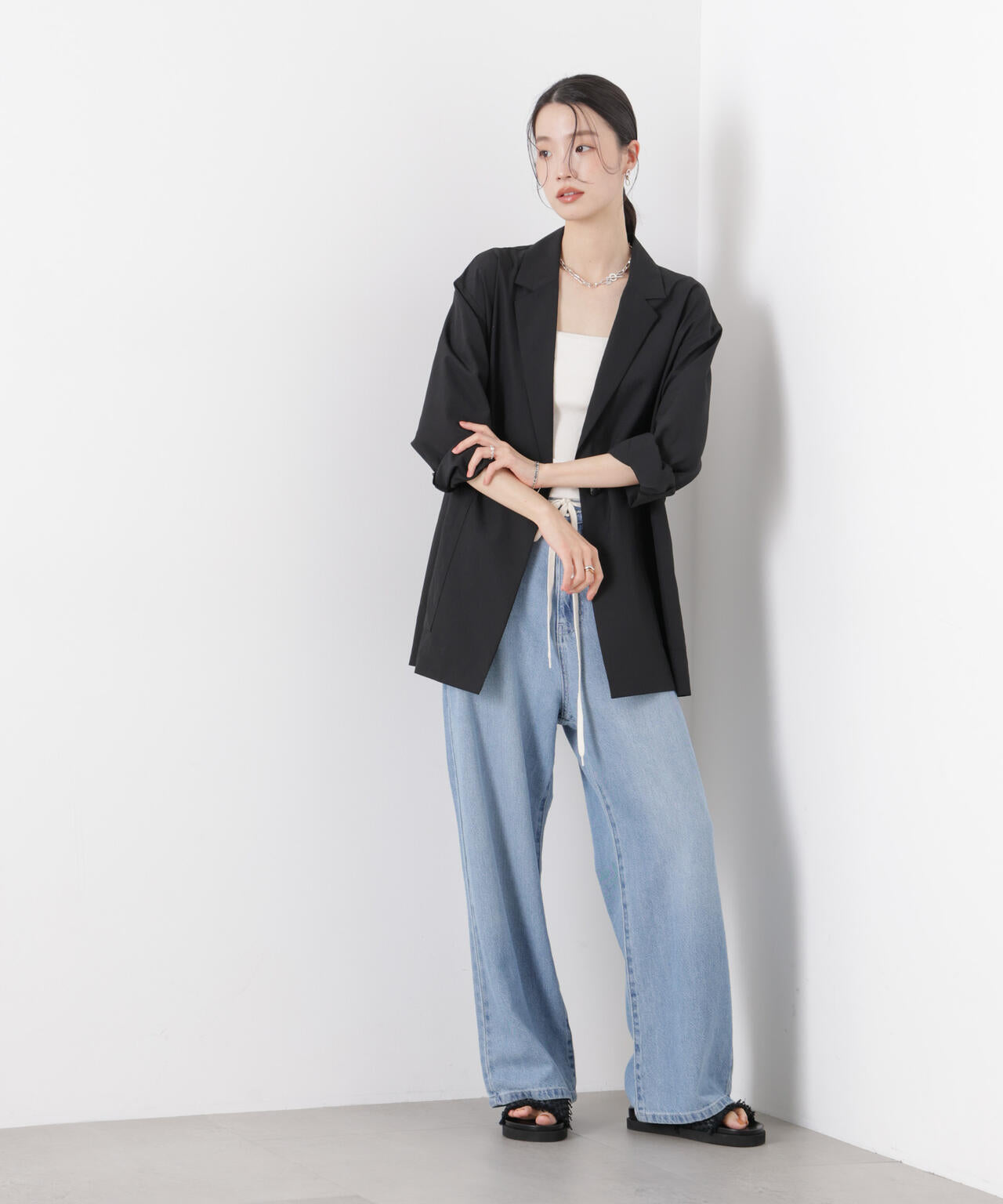 ソフトシアーシングルジャケット(セットアップ可)