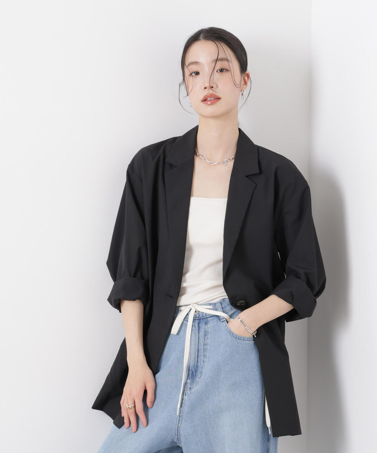 ソフトシアーシングルジャケット(セットアップ可)