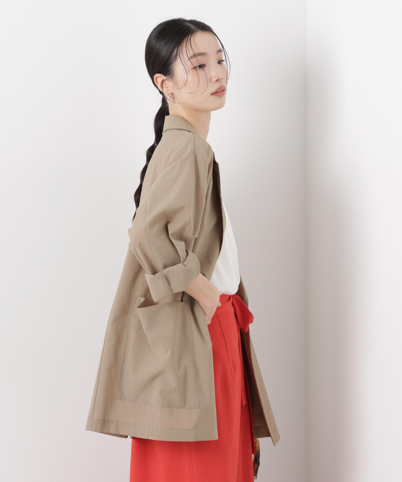 ソフトシアーシングルジャケット(セットアップ可)