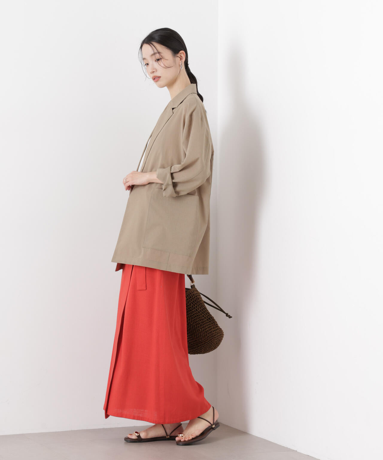 ソフトシアーシングルジャケット(セットアップ可)