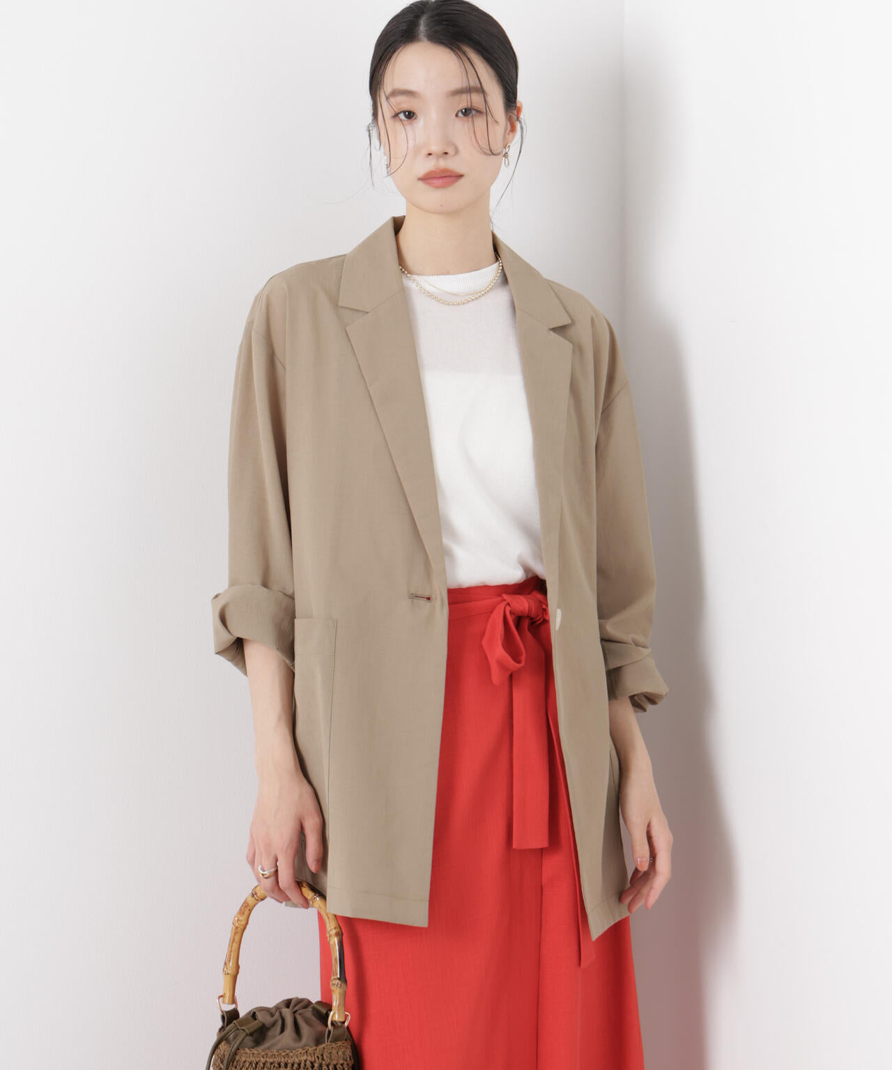 ソフトシアーシングルジャケット(セットアップ可)