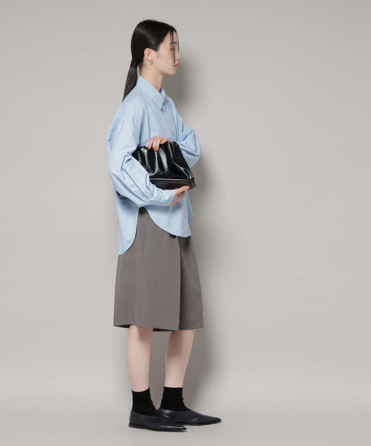 Vネックベスト×ハーフパンツ セットアップ