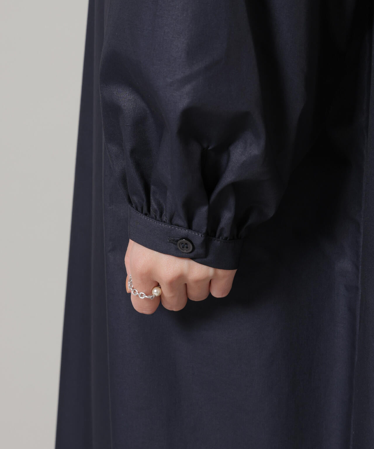 キルティングベスト×ギャザーワンピース アンサンブルセット