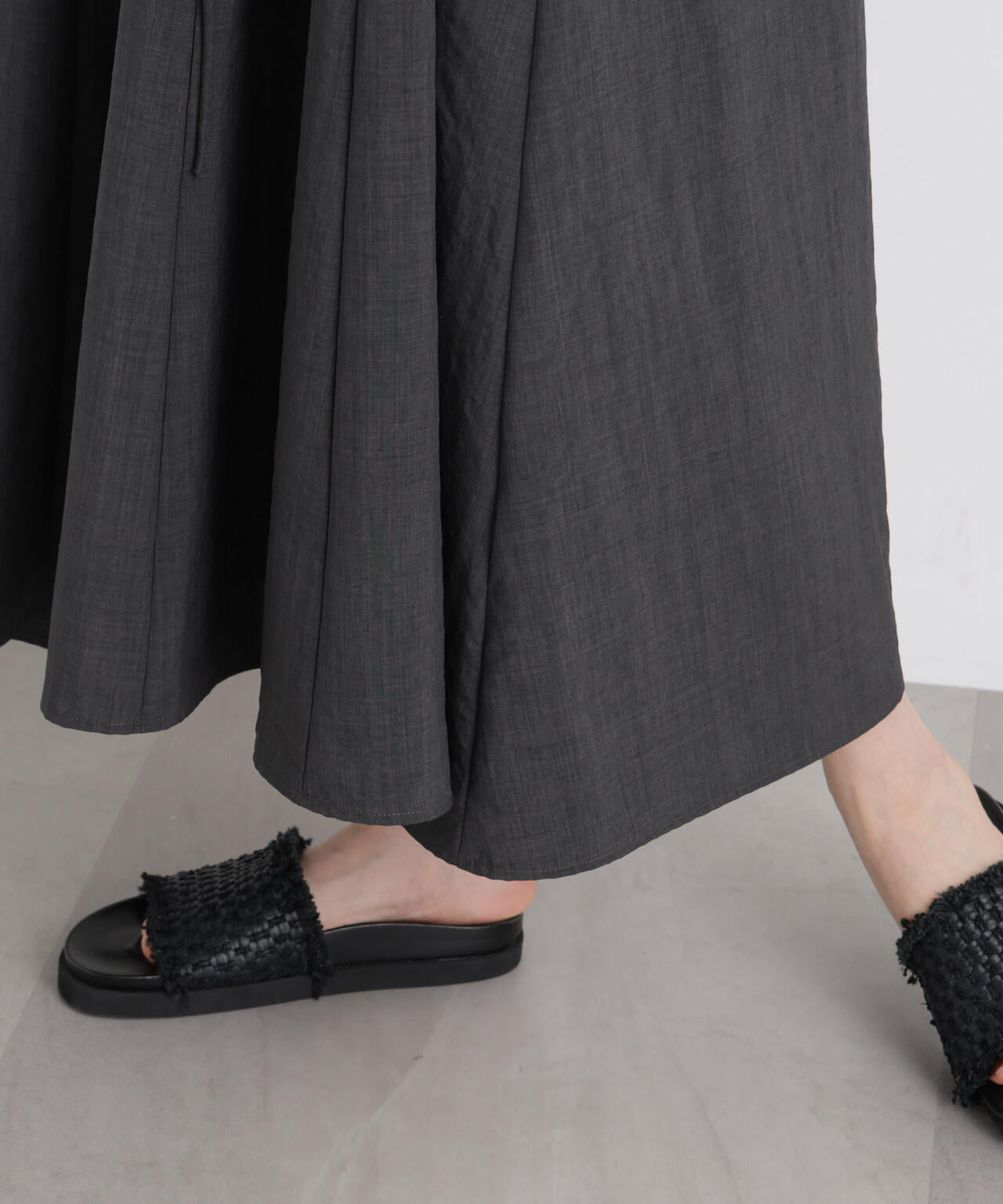 タンブラーブッチャーフレアスリーブワンピース