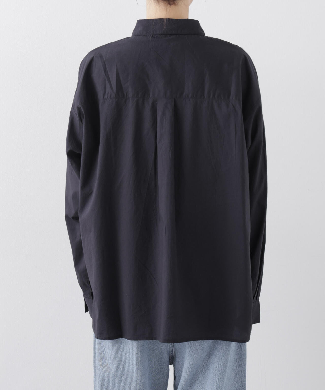 made in INDIA エンブロイダリーヨークシャツ