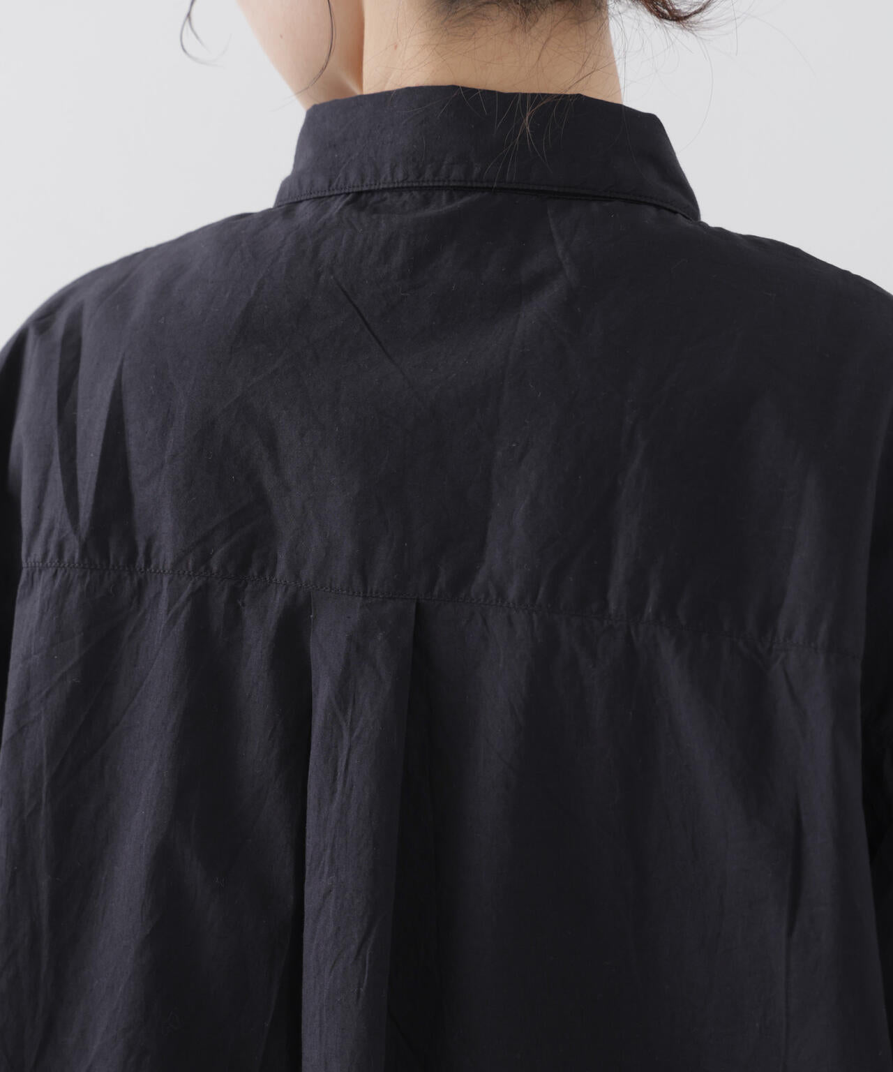 made in INDIA エンブロイダリーヨークシャツ