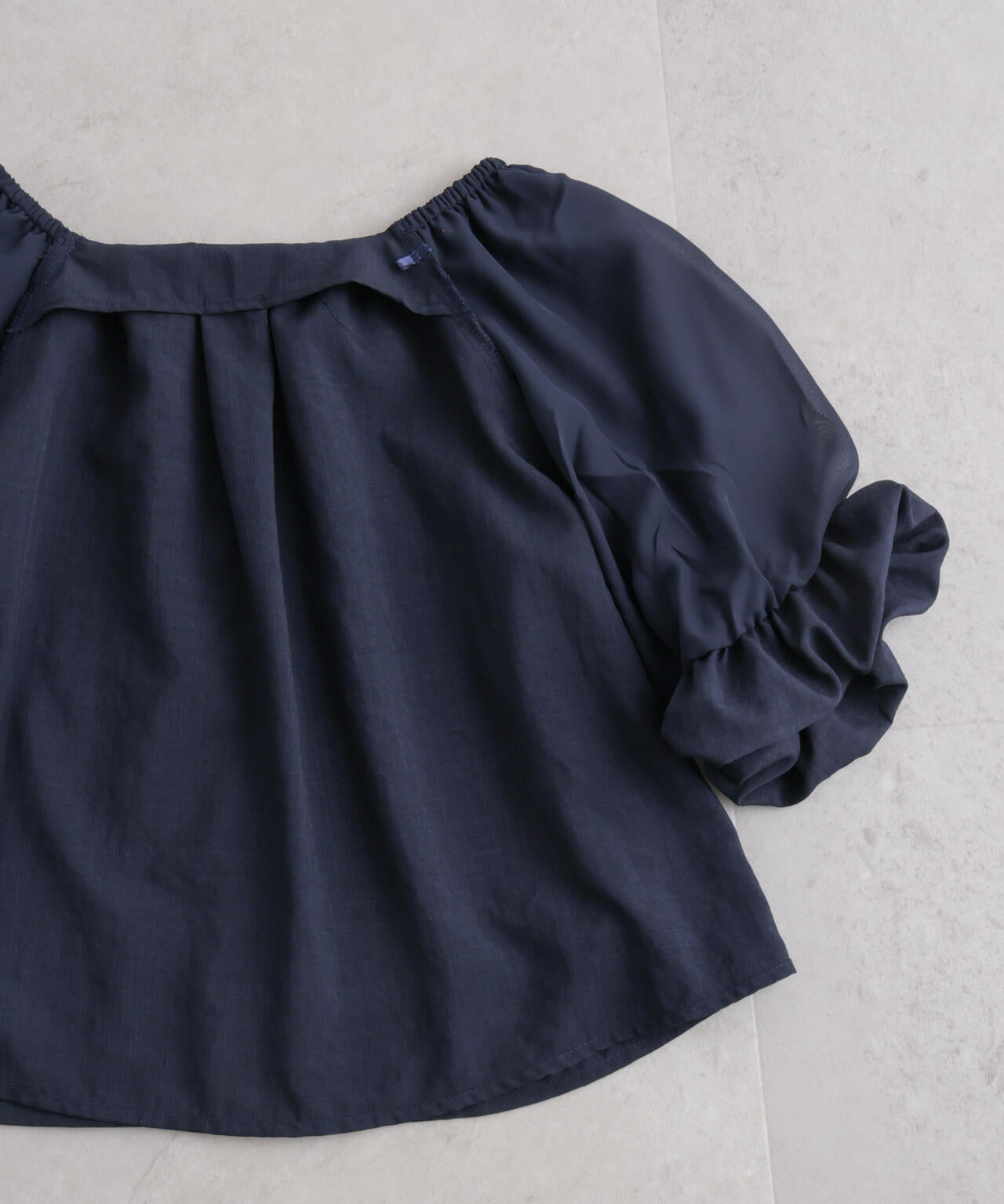 タンブラーブッチャー前後2wayボリュームスリーブブラウス(セットアップ可)