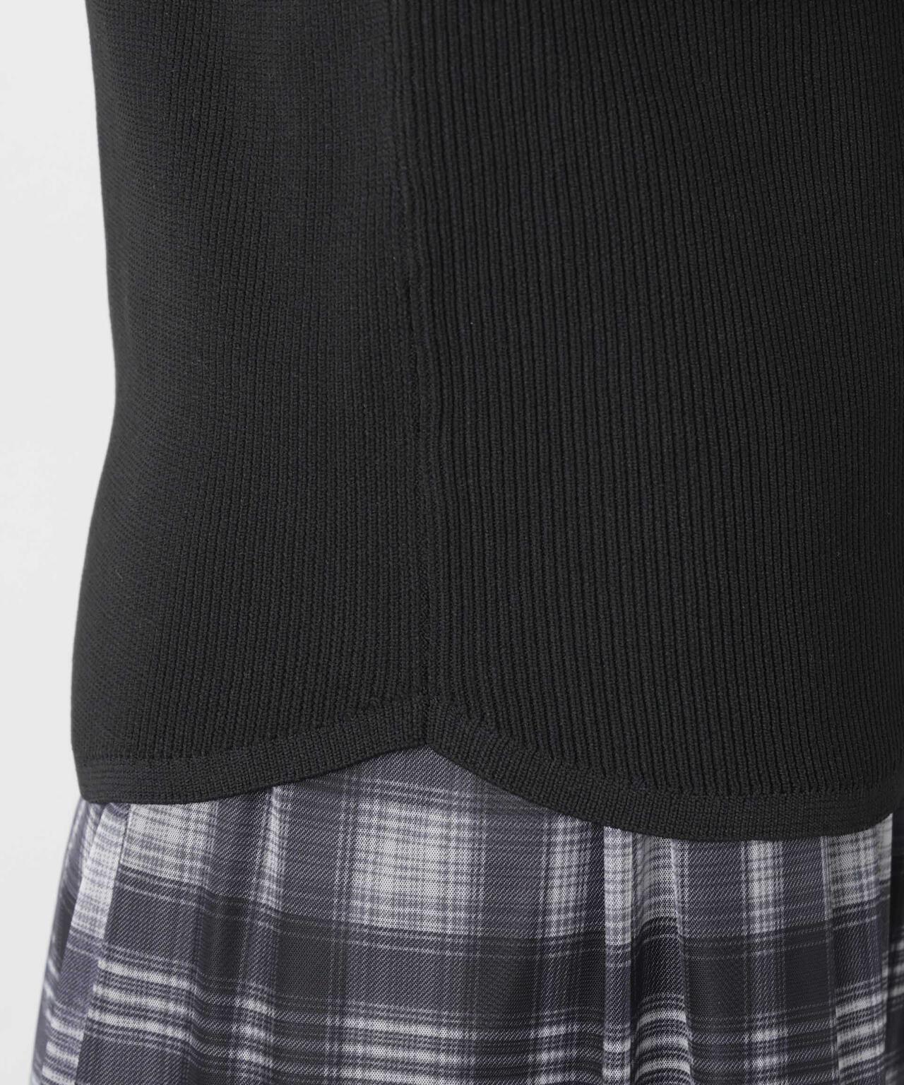 洗濯機洗い可スポンディッシュニット前後2wayトップス