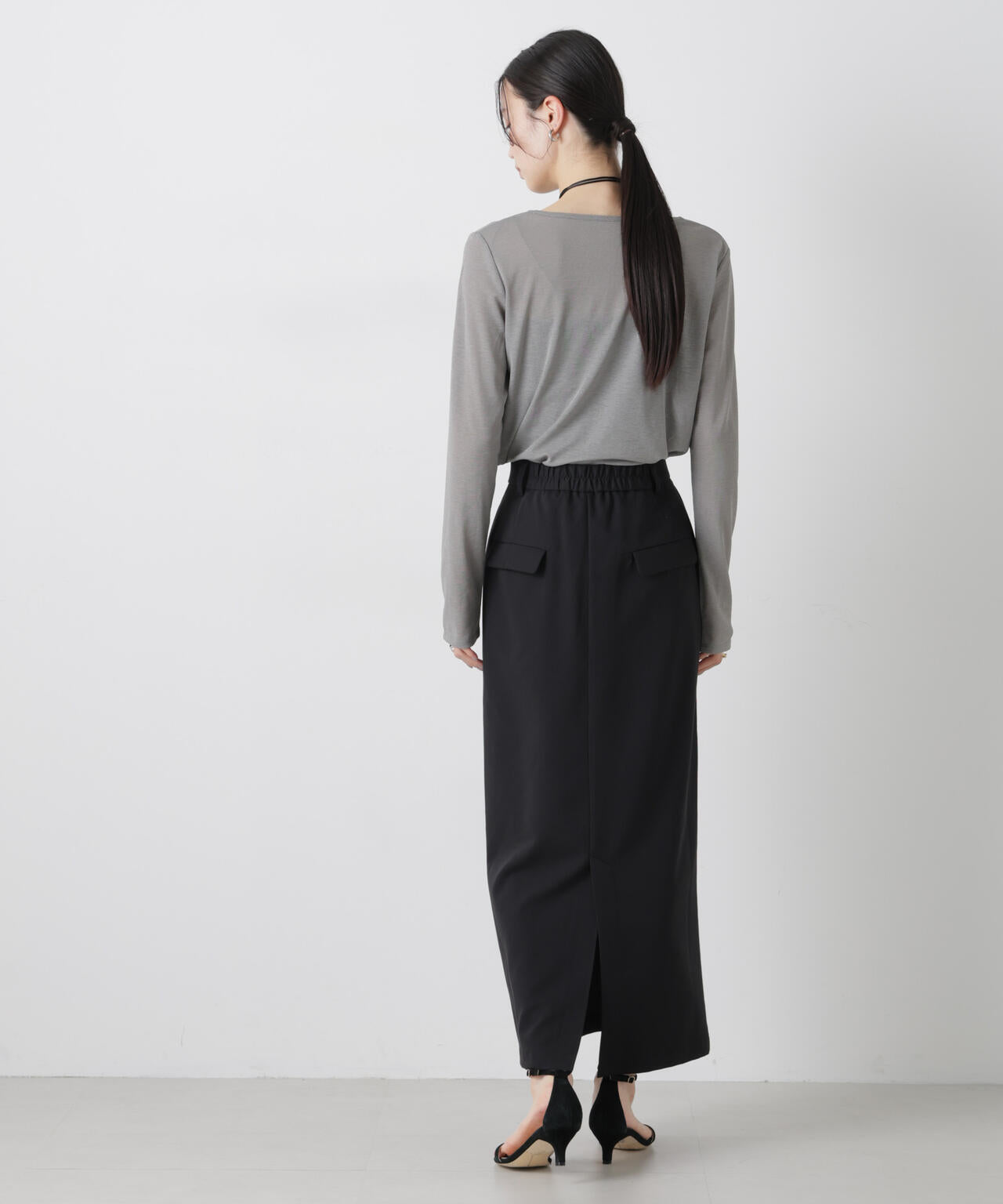 スラブシアーロングスリーブTシャツ