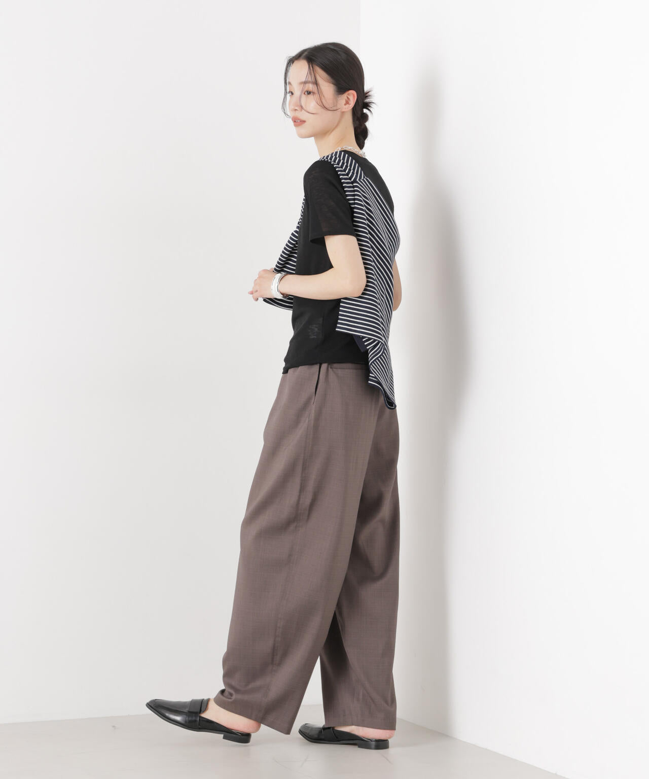 スラブシアー半袖Tシャツ