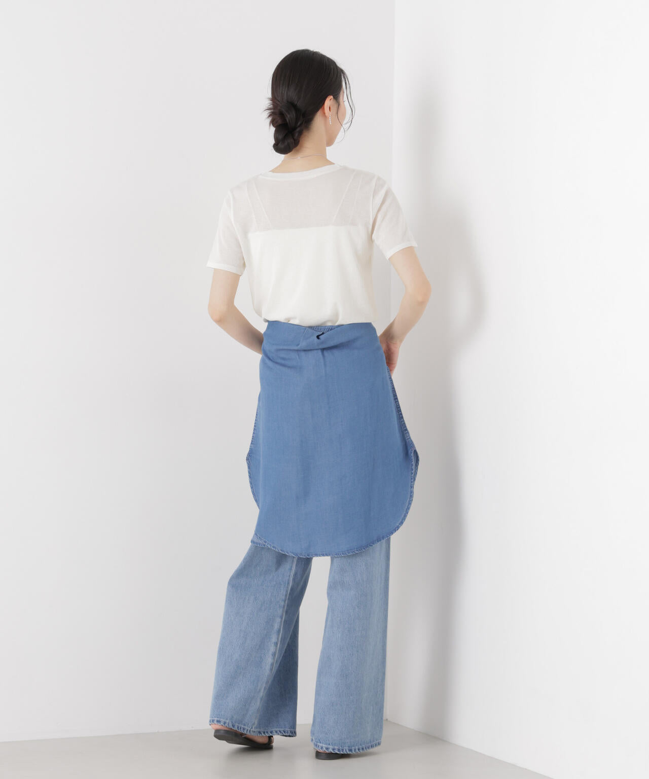 スラブシアー半袖Tシャツ