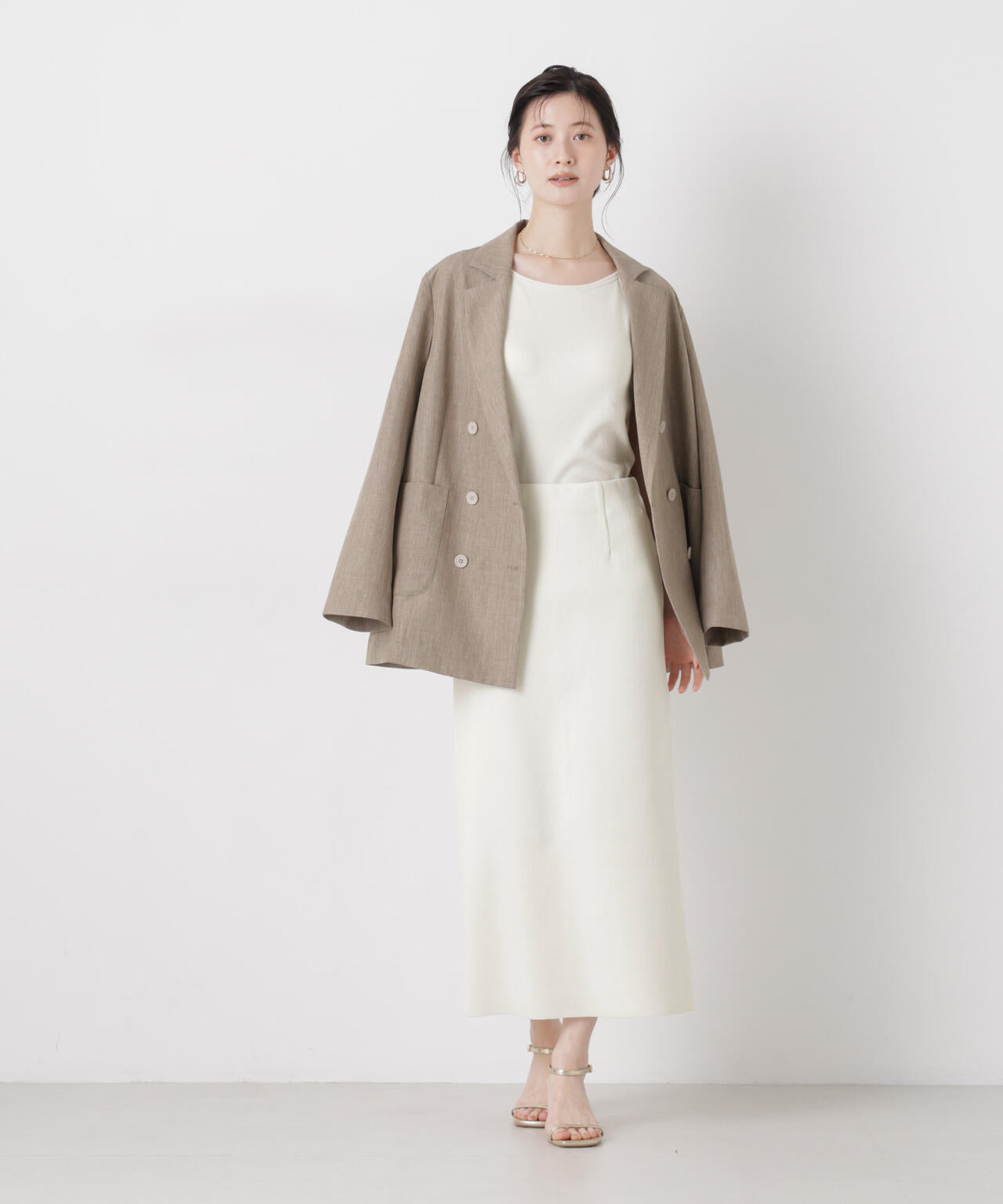 抗菌防臭リブカップ付きアメスリキャミ