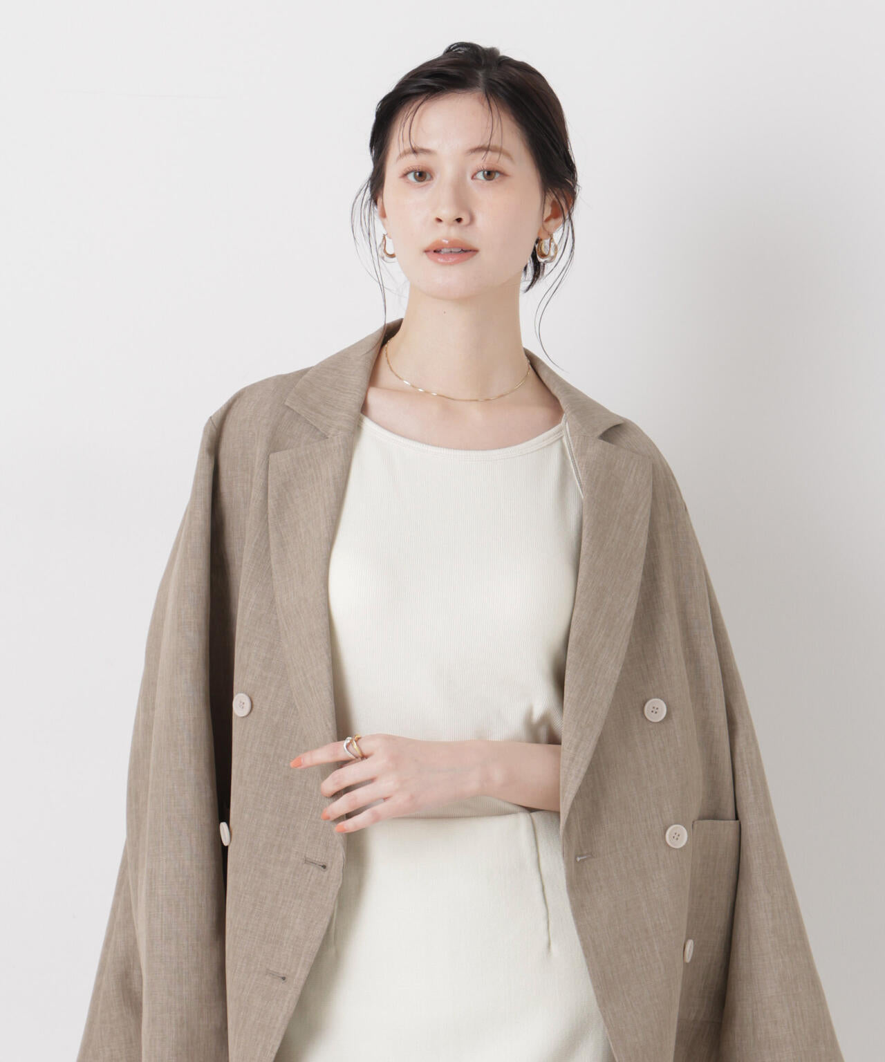 抗菌防臭リブカップ付きアメスリキャミ