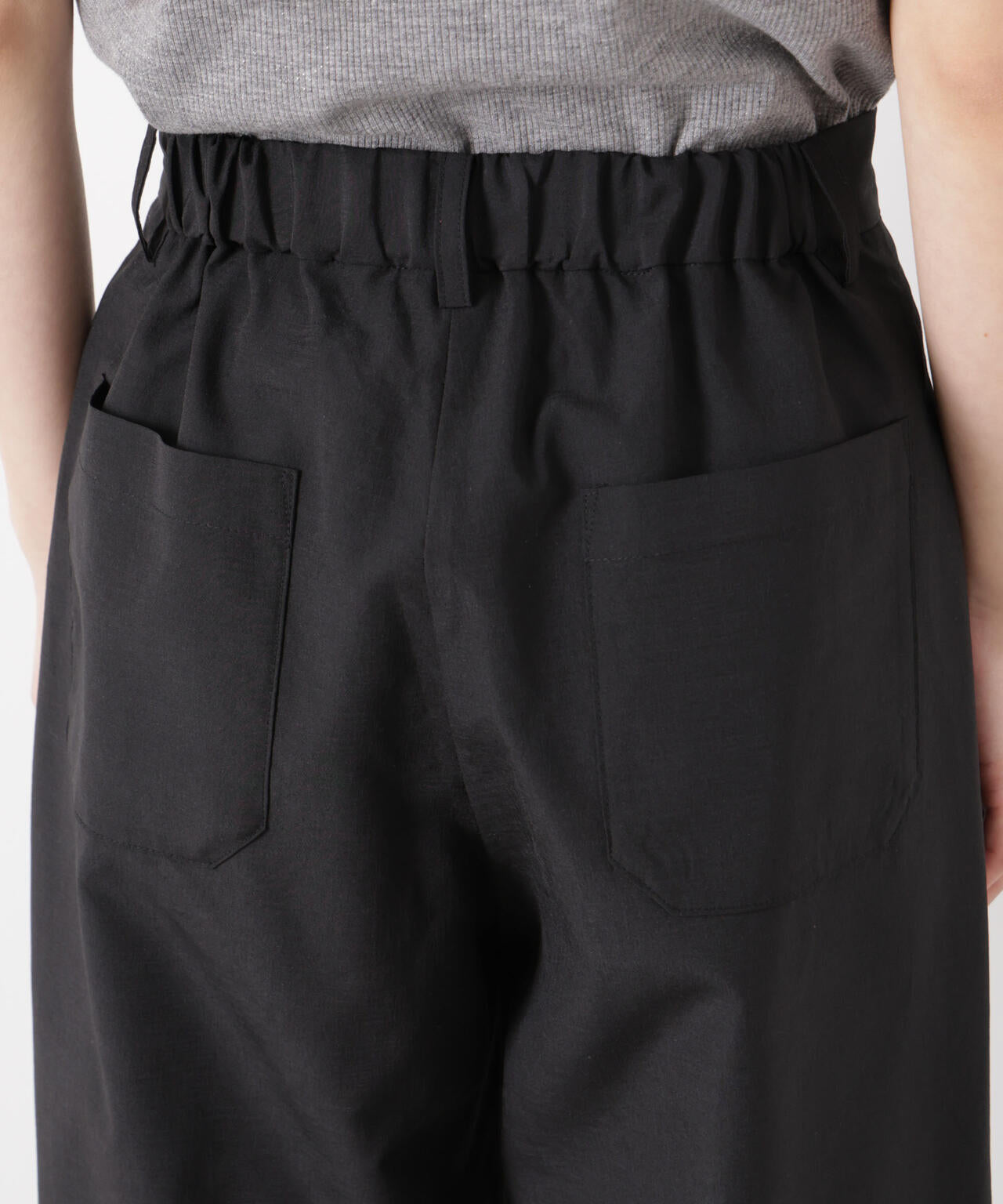 ソフトシアーツータックワイドパンツ(セットアップ可)