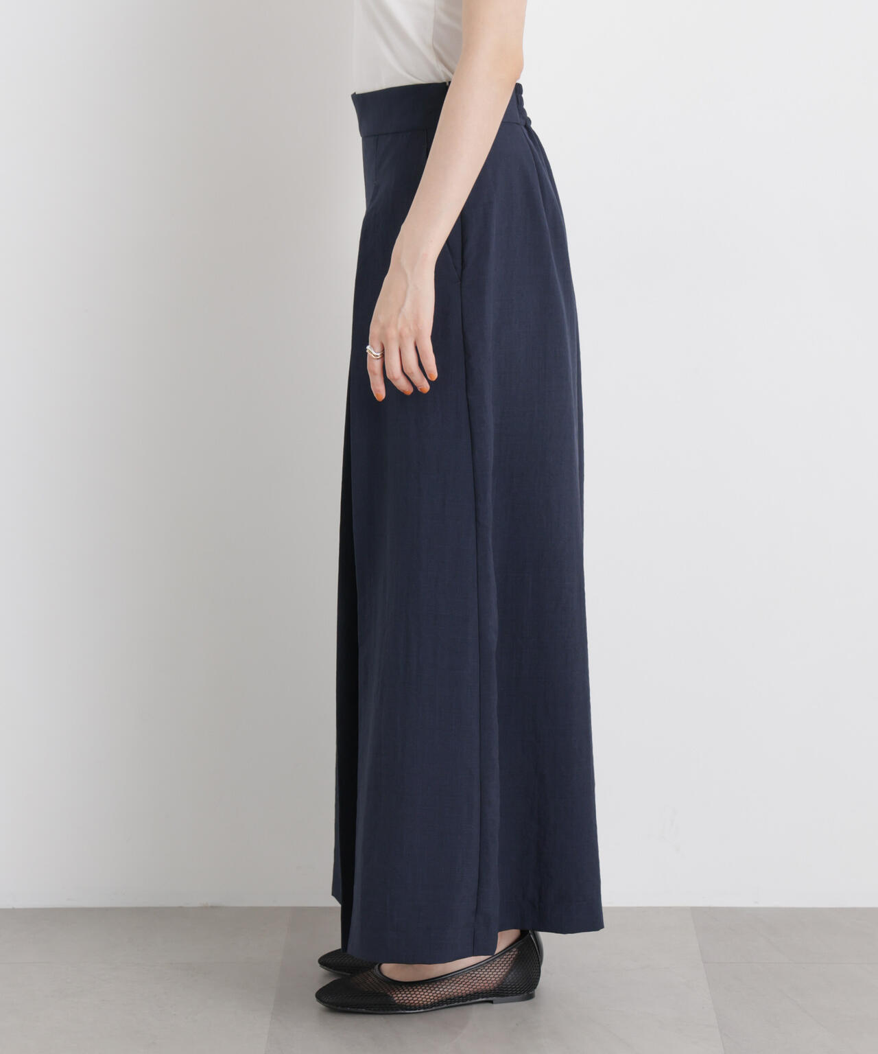 タンブラーブッチャーボックスプリーツワイドパンツ(セットアップ可)