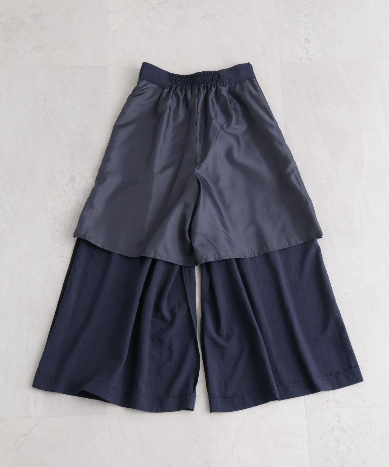 タンブラーブッチャーボックスプリーツワイドパンツ(セットアップ可)