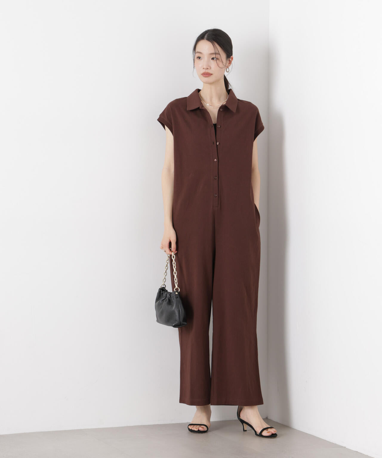 ポロサロペットカットパンツ