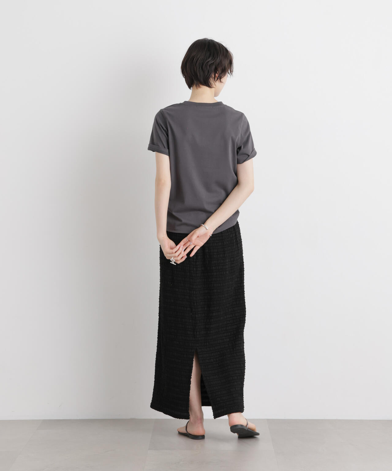 カットジャガードスカート(セットアップ可)