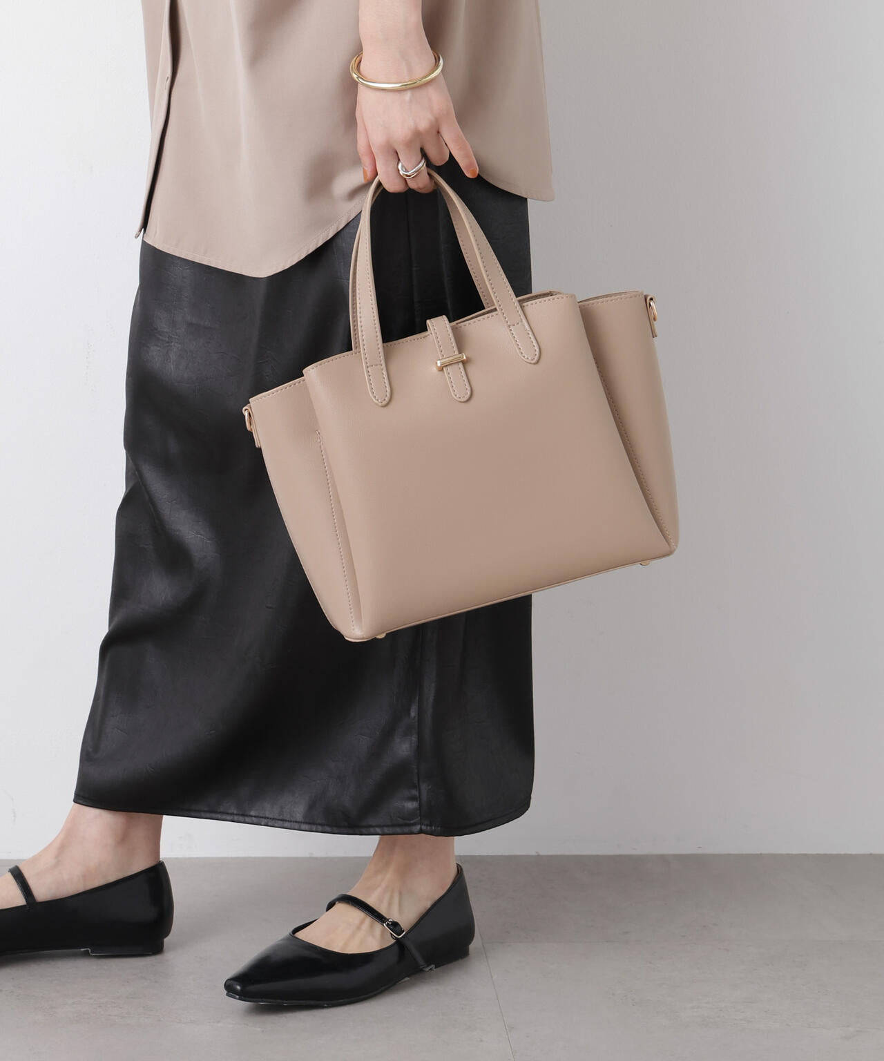 ショルダー付き2wayトートバッグ