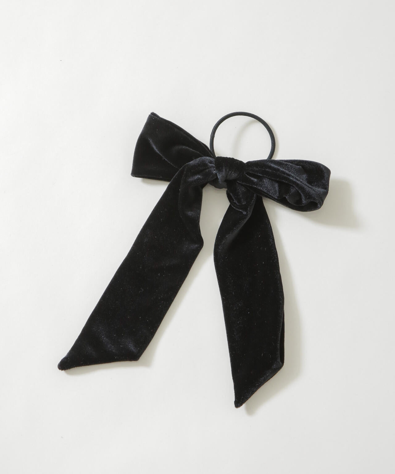 ベロアリボンヘアゴム