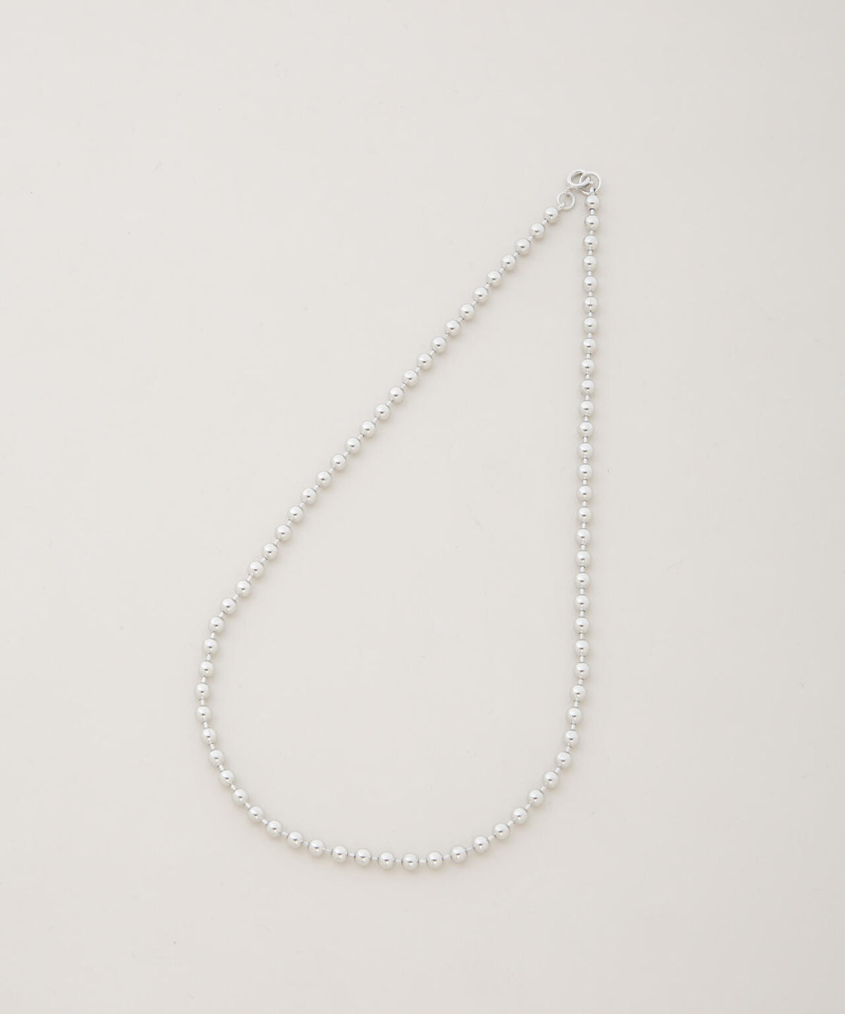 4mmボールチェーンネックレス長さ40cm